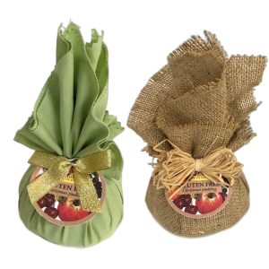 gluten free Christmas puddings in cloth